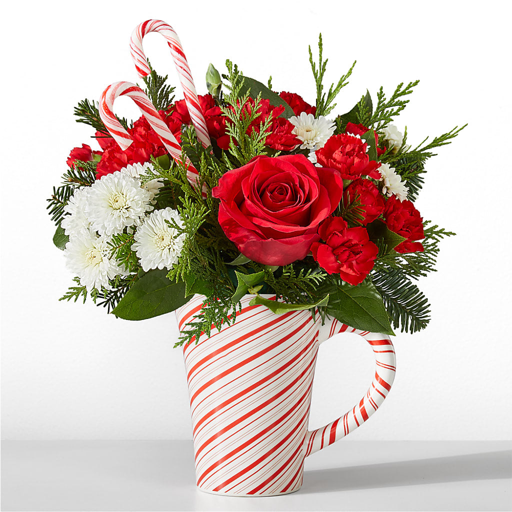 Peppermint Swirl Mug – ALWAYS & FOREVER FLORAL, Delbarton WV