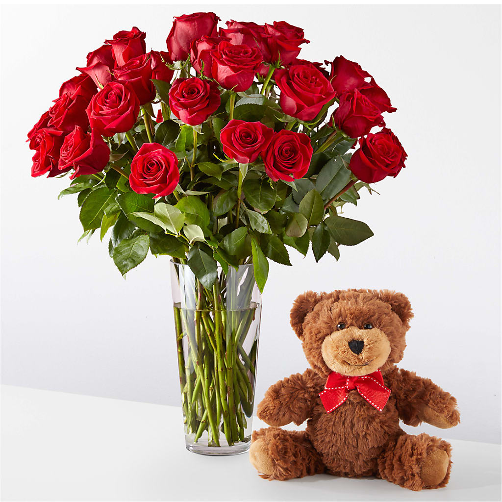 Romantic Long Stem Red Rose Bouquet Bundles – ALWAYS & FOREVER FLORAL, Delbarton WV