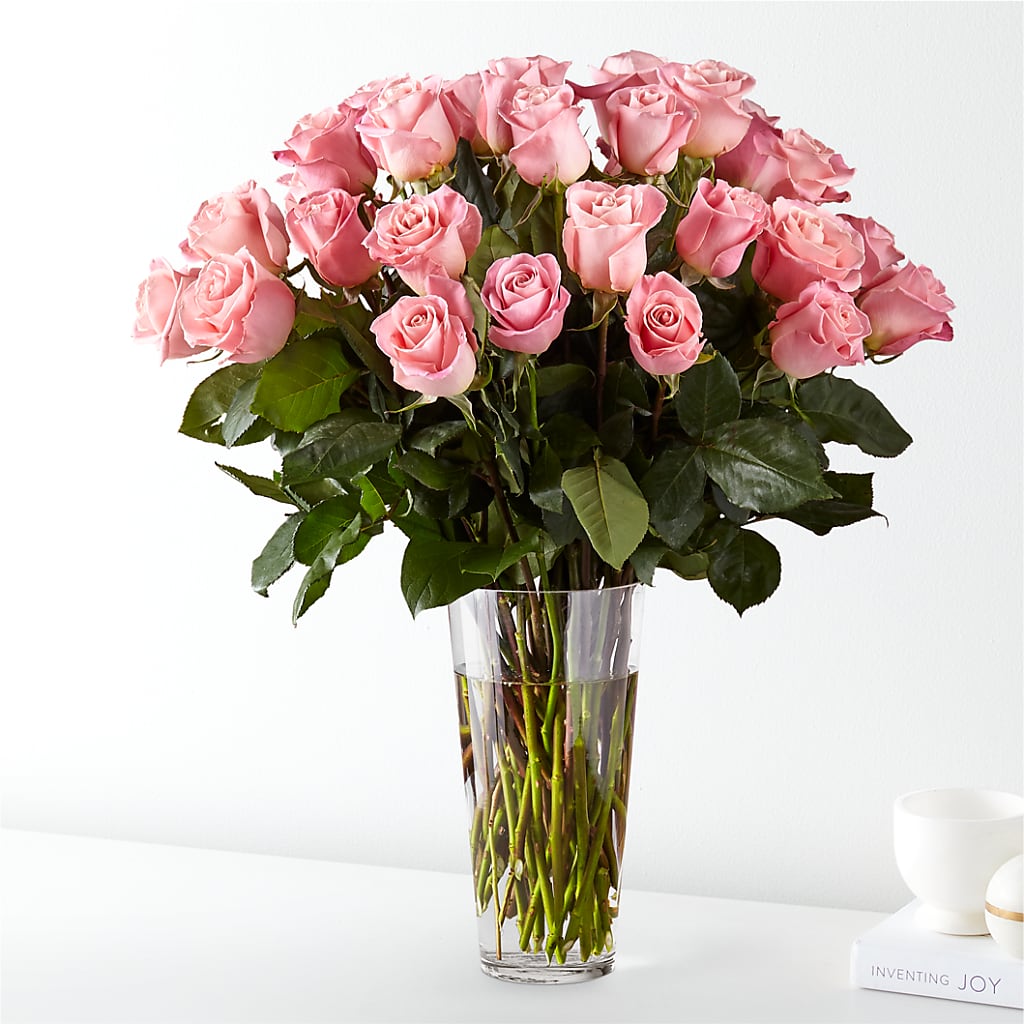 Long Stem Pink Rose Bouquet – ALWAYS & FOREVER FLORAL, Delbarton WV