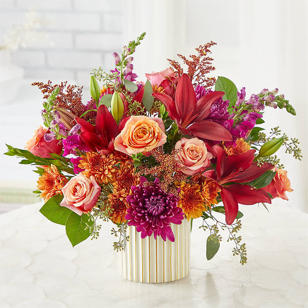Burgundy Landscape Bouquet – ALWAYS & FOREVER FLORAL, Delbarton WV