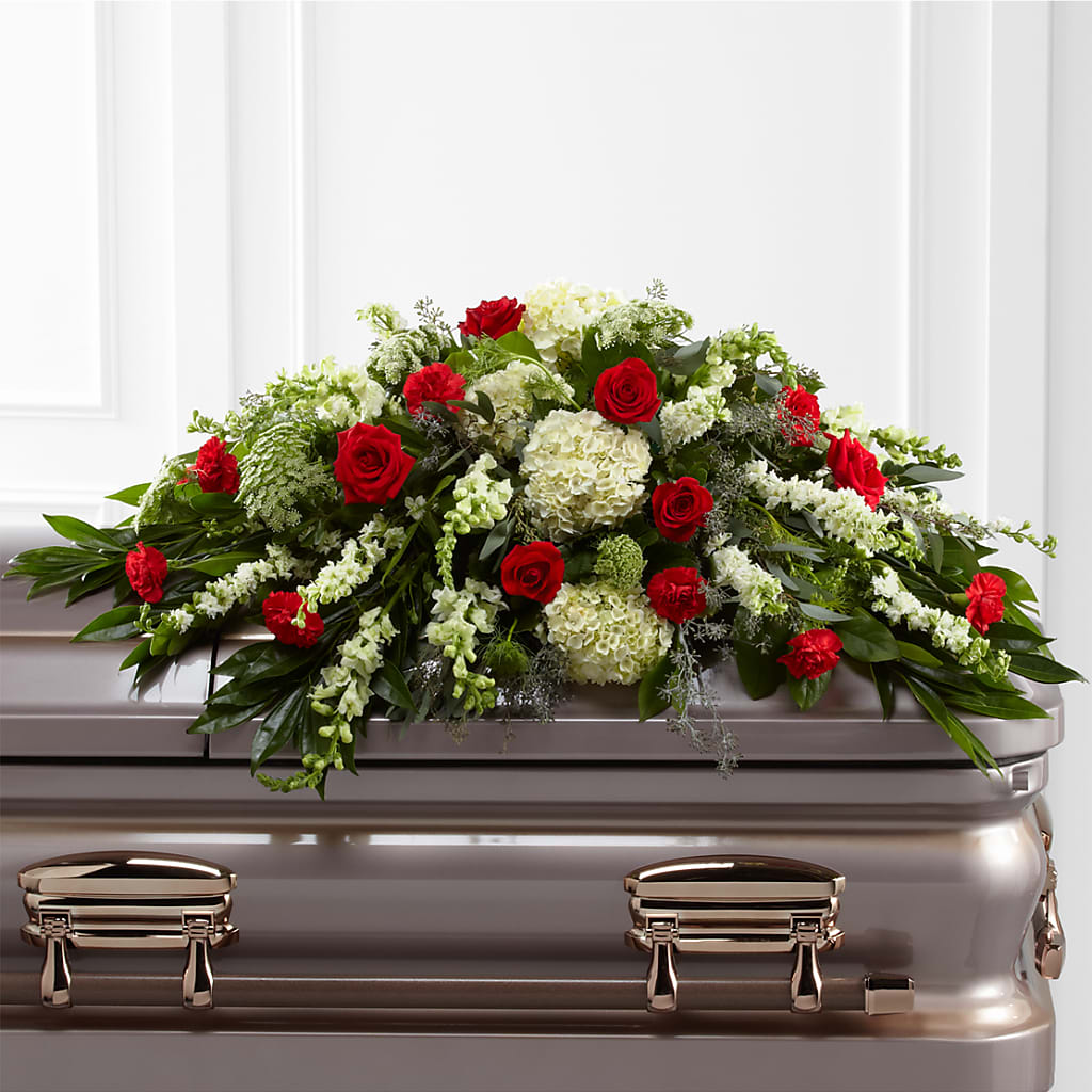 Sincerity Casket Spray – ALWAYS & FOREVER FLORAL, Delbarton WV