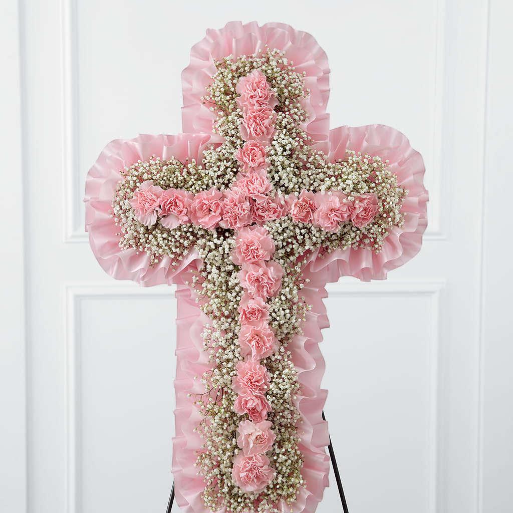 Angel's Cross Easel – ALWAYS & FOREVER FLORAL, Delbarton WV