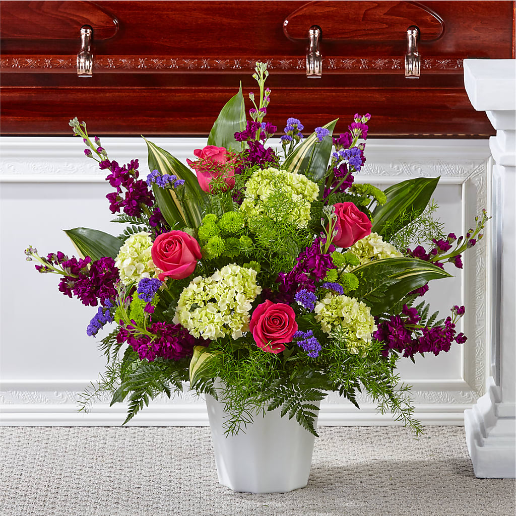 Beautiful Horizons Floor Basket – ALWAYS & FOREVER FLORAL, Delbarton WV