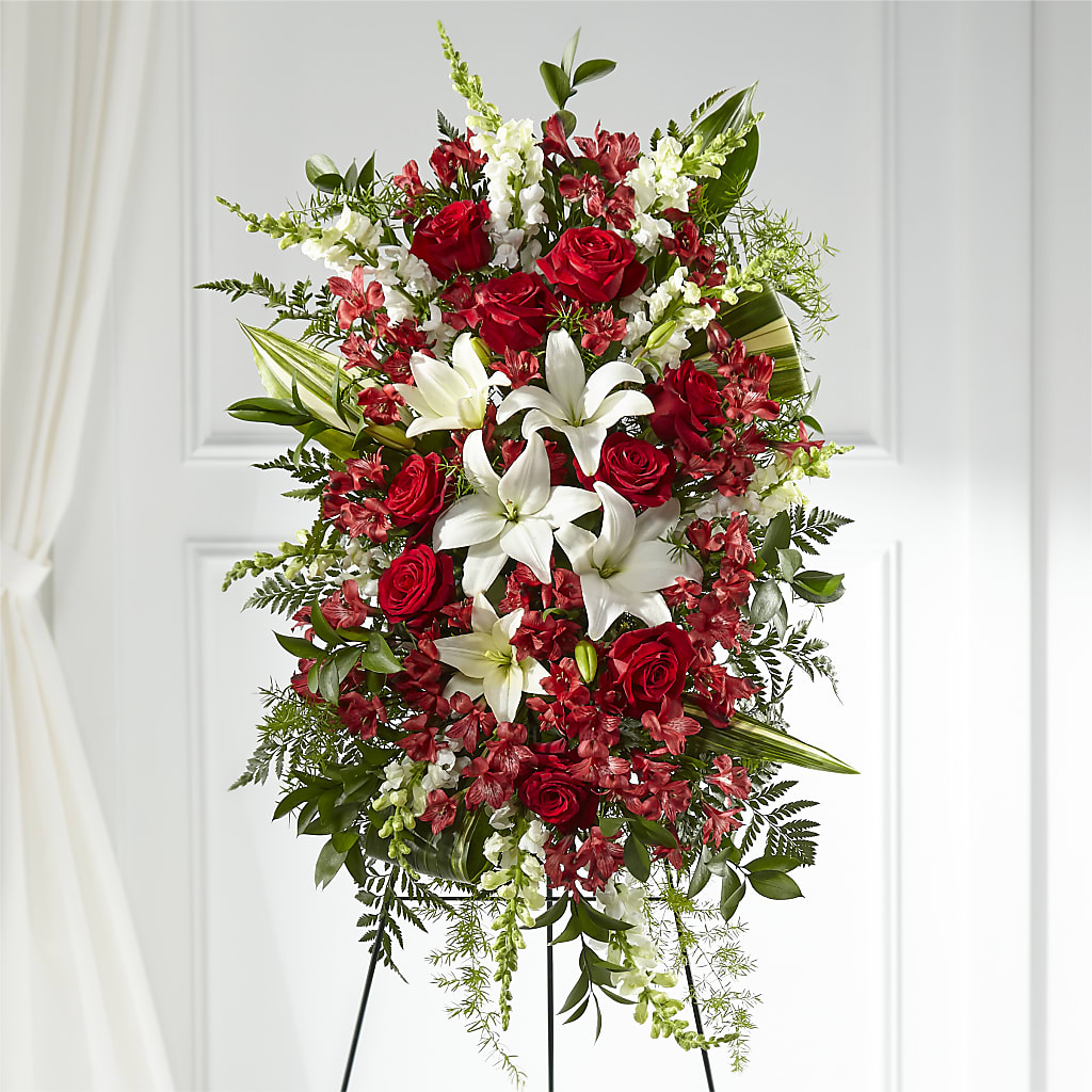 Everlasting Memory Standing Spray – ALWAYS & FOREVER FLORAL, Delbarton WV