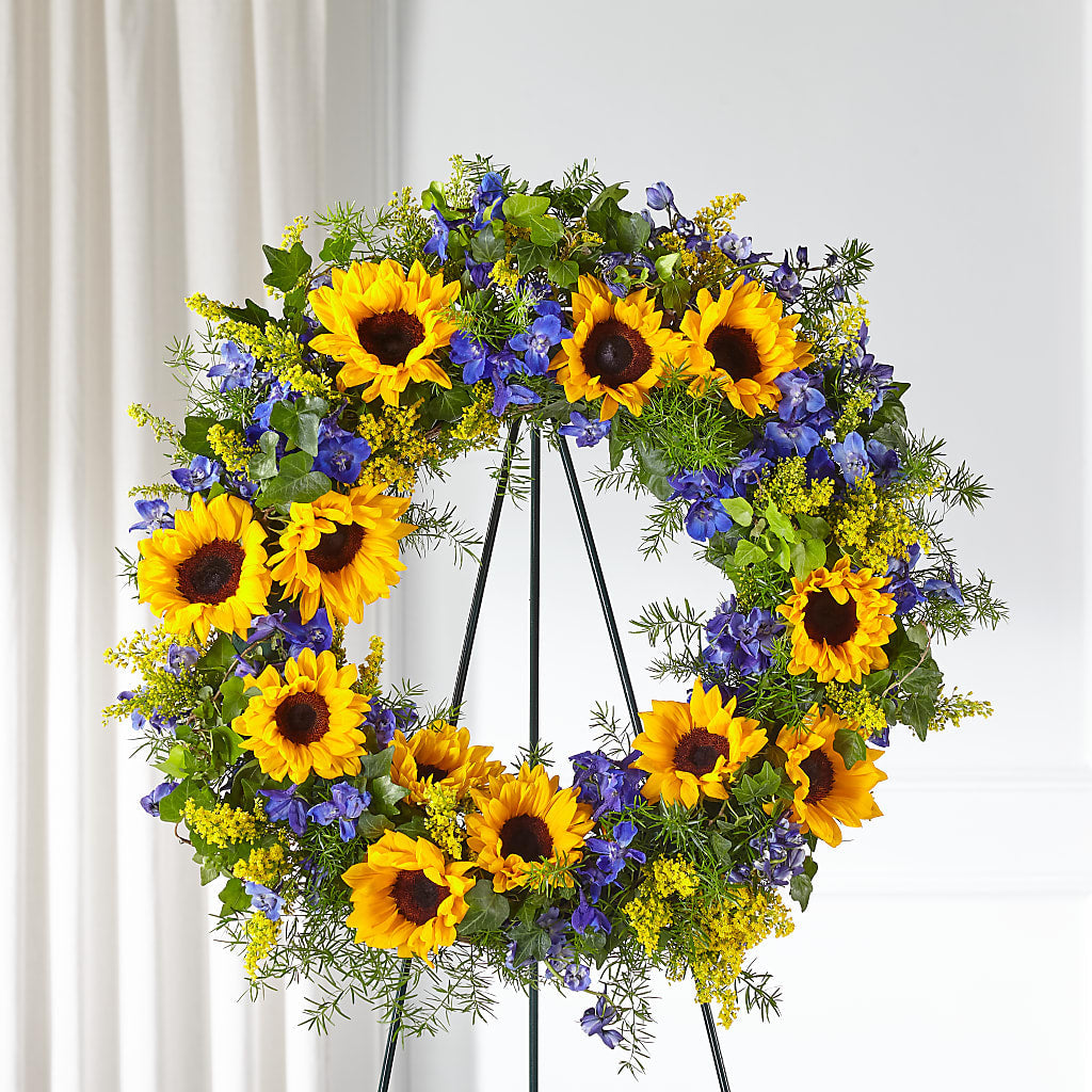 Bright Rays Wreath – ALWAYS & FOREVER FLORAL, Delbarton WV