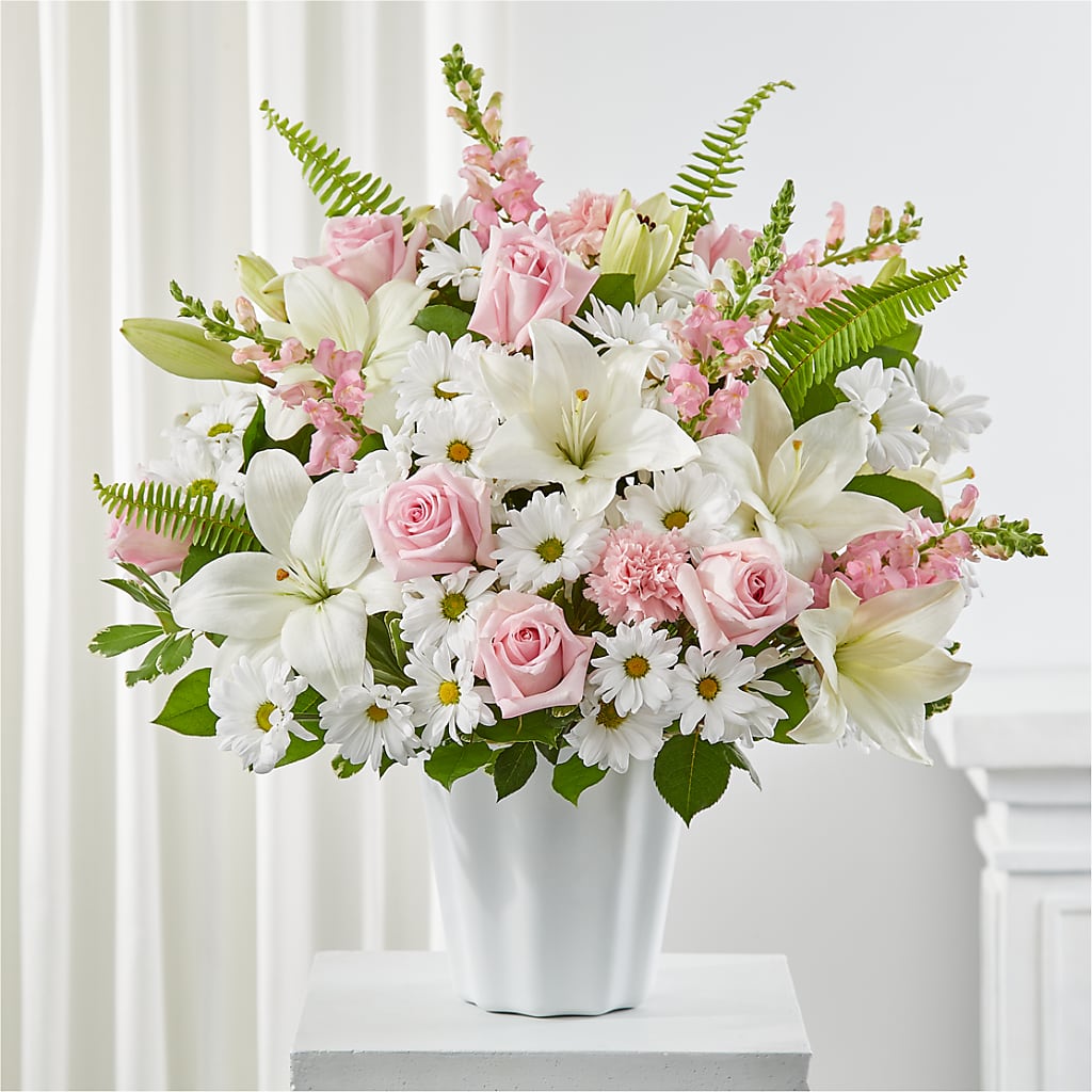 Soft Touch Tabletop Basket – ALWAYS & FOREVER FLORAL, Delbarton WV