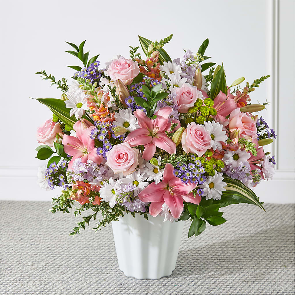 Abundant Compassion Floor Basket – ALWAYS & FOREVER FLORAL, Delbarton WV