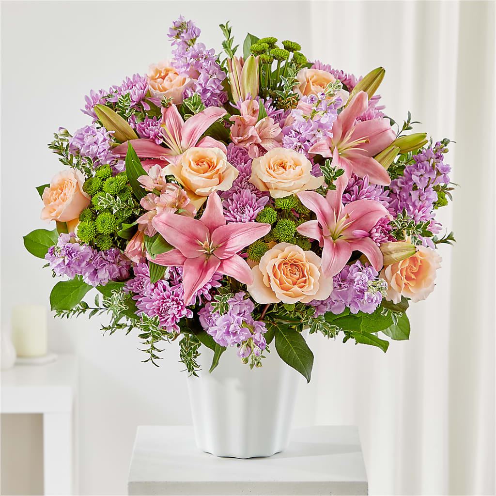 Supportive Embrace Tabletop Basket – ALWAYS & FOREVER FLORAL, Delbarton WV