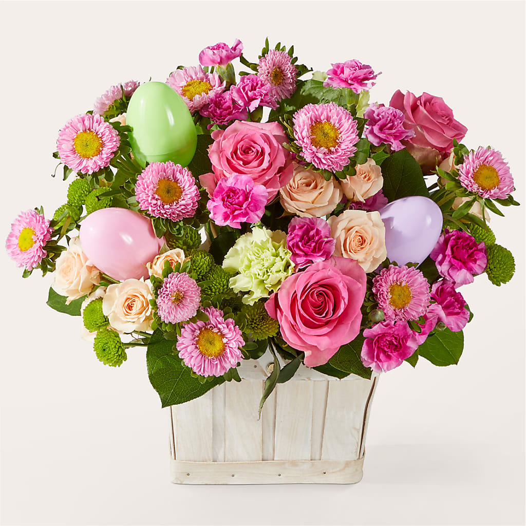 Get Eggcited Basket – ALWAYS & FOREVER FLORAL, Delbarton WV