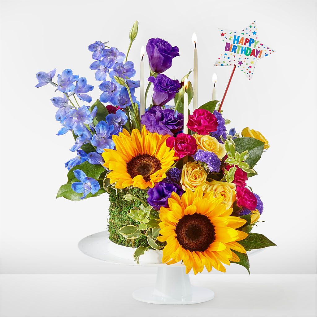 Star of the Day Floral Cake – ALWAYS & FOREVER FLORAL, Delbarton WV