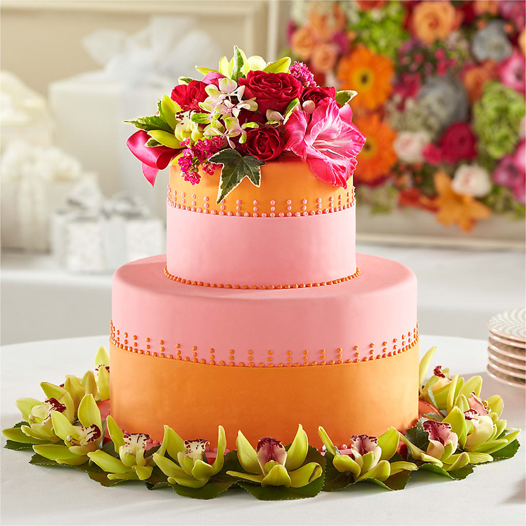 Sweet Citrus Cake Decor – ALWAYS & FOREVER FLORAL, Delbarton WV