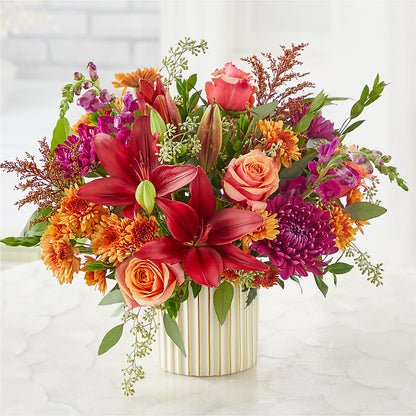 Burgundy Landscape Bouquet – ALWAYS & FOREVER FLORAL, Delbarton WV