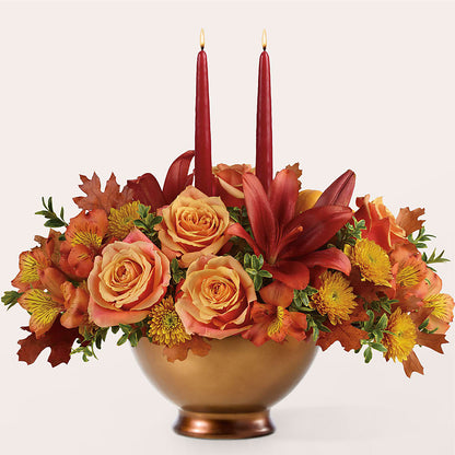 Harvest Table Centerpiece – ALWAYS & FOREVER FLORAL, Delbarton WV