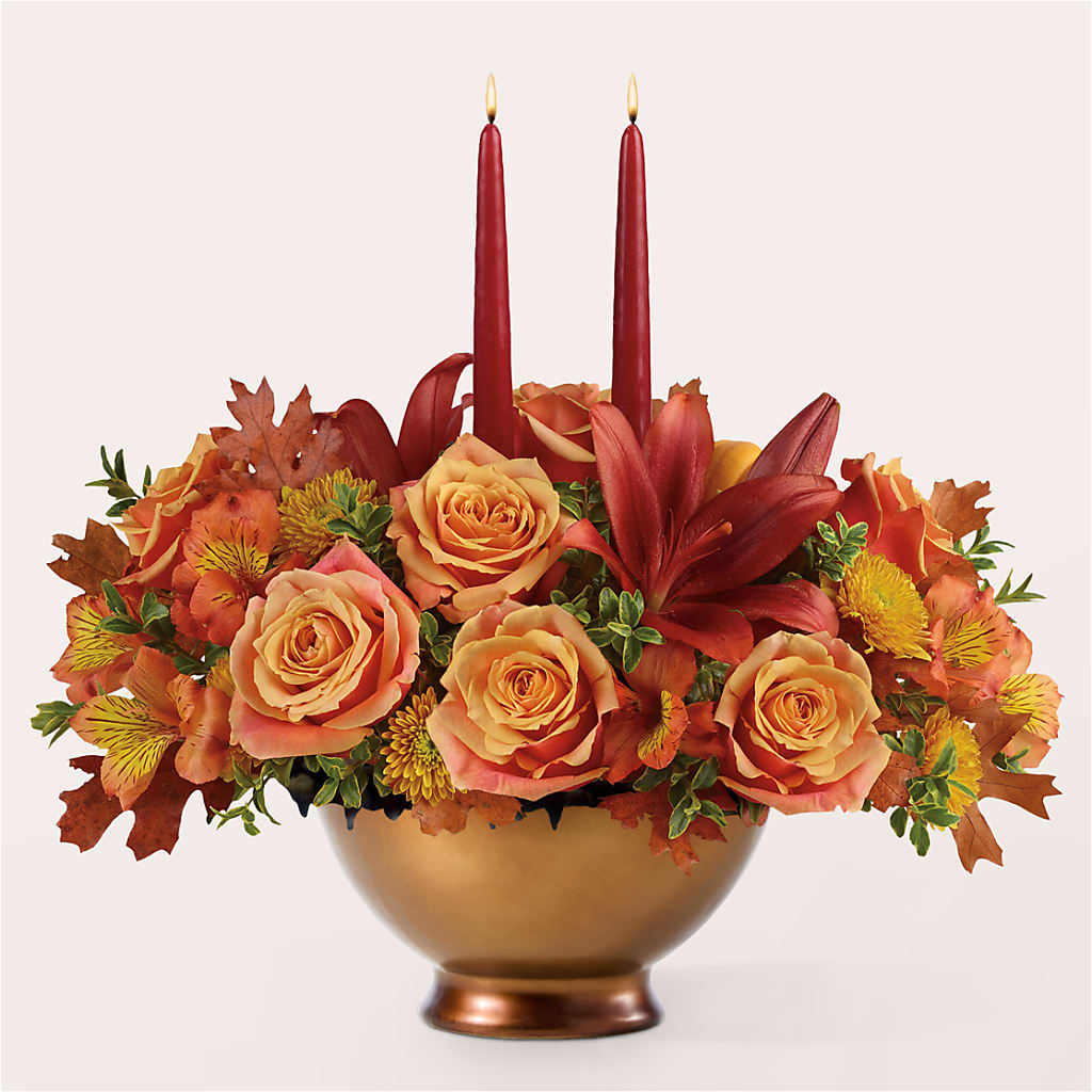 Harvest Table Centerpiece – ALWAYS & FOREVER FLORAL, Delbarton WV