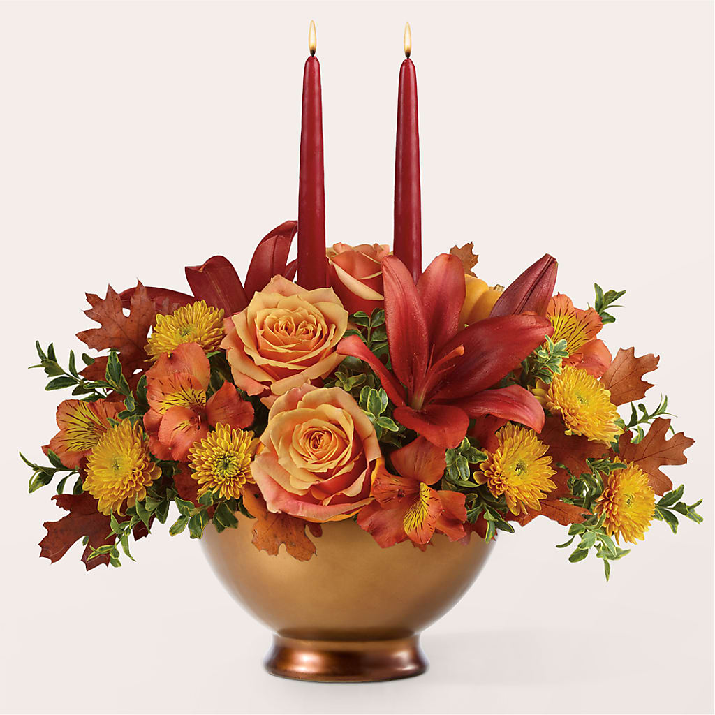 Harvest Table Centerpiece – ALWAYS & FOREVER FLORAL, Delbarton WV