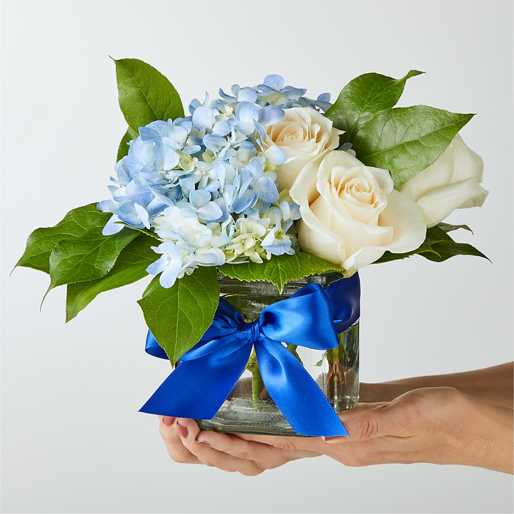 Sky Blue Delight Bouquet – ALWAYS & FOREVER FLORAL, Delbarton WV