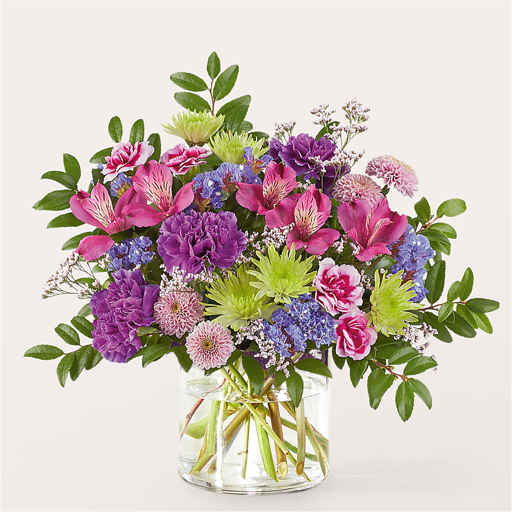 Glass Half Full Bouquet – ALWAYS & FOREVER FLORAL, Delbarton WV