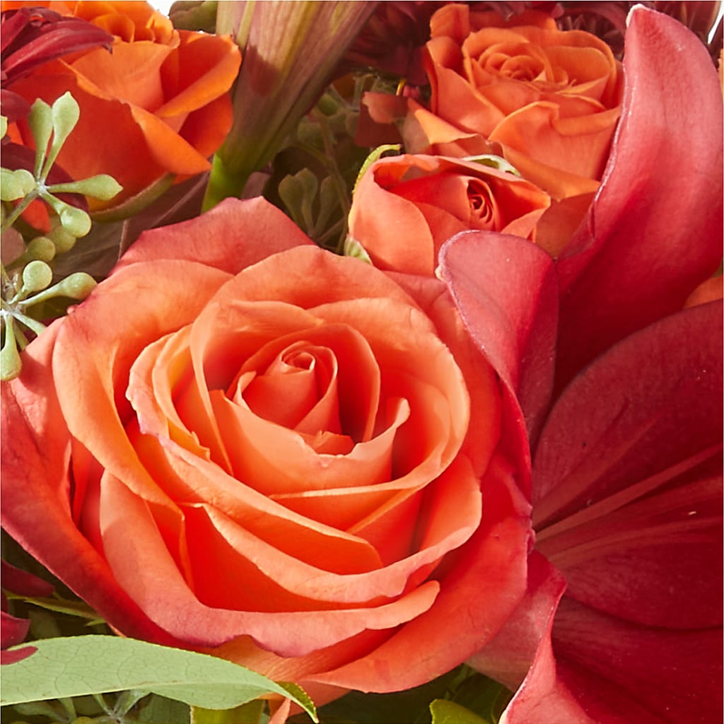 Crimson Leaves Bouquet – ALWAYS & FOREVER FLORAL, Delbarton WV