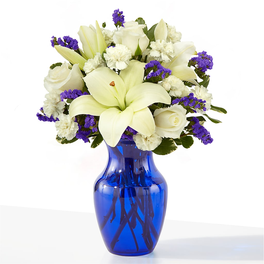 Sapphire Rush Bouquet – ALWAYS & FOREVER FLORAL, Delbarton WV
