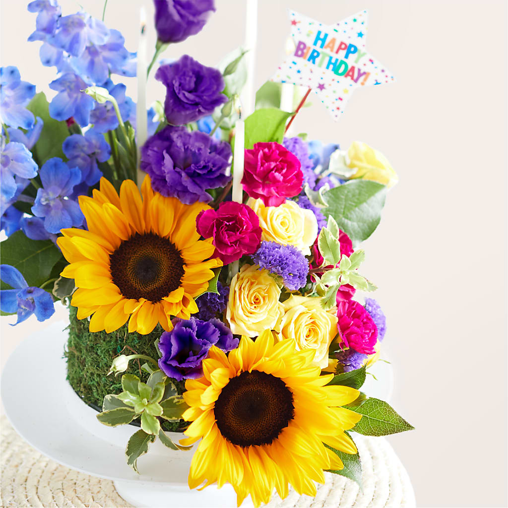 Star of the Day Floral Cake – ALWAYS & FOREVER FLORAL, Delbarton WV