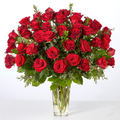 Forever Yours Fifty Stem Red Rose Bouquet – ALWAYS & FOREVER FLORAL, Delbarton WV