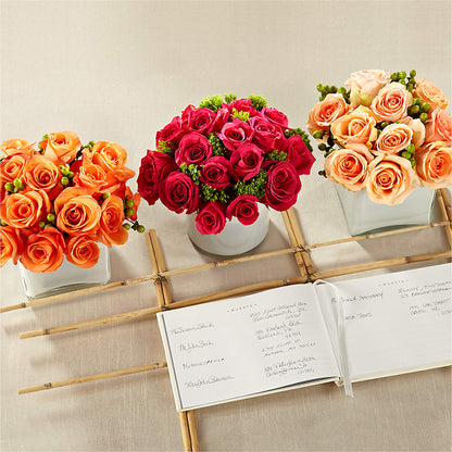Dawn Rose Centerpiece – ALWAYS & FOREVER FLORAL, Delbarton WV